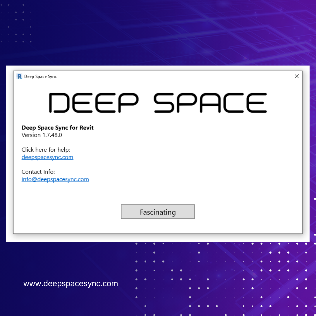 Deep Space Evolves — new Revit add-in announcement tile